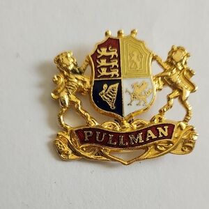 Vintage Pullman Crest Red And Gold In From The Orient Express